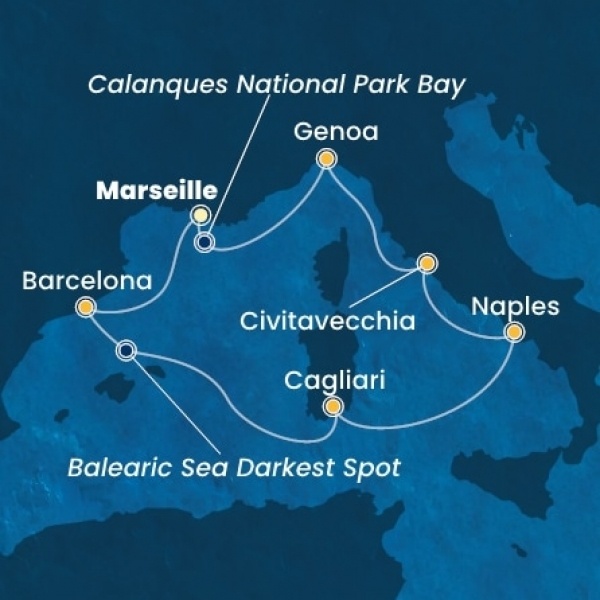 Costa Toscana - Franciaország, Spanyolország, Olaszország