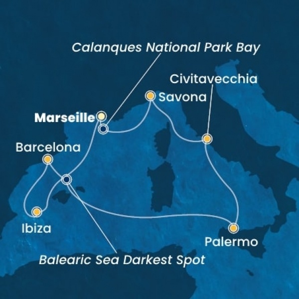 Costa Smeralda - Franciaország, Baleár-szigetek, Spanyolország, Olaszország