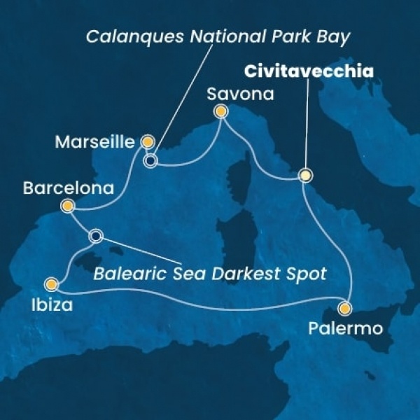 Costa Smeralda - Olaszország, Franciaország, Spanyolország, Baleár-szigetek