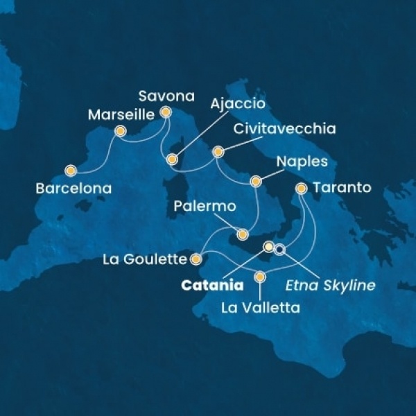 Costa Fascinosa - Olaszország, Málta, Corsica (France), Franciaország, Spanyolország