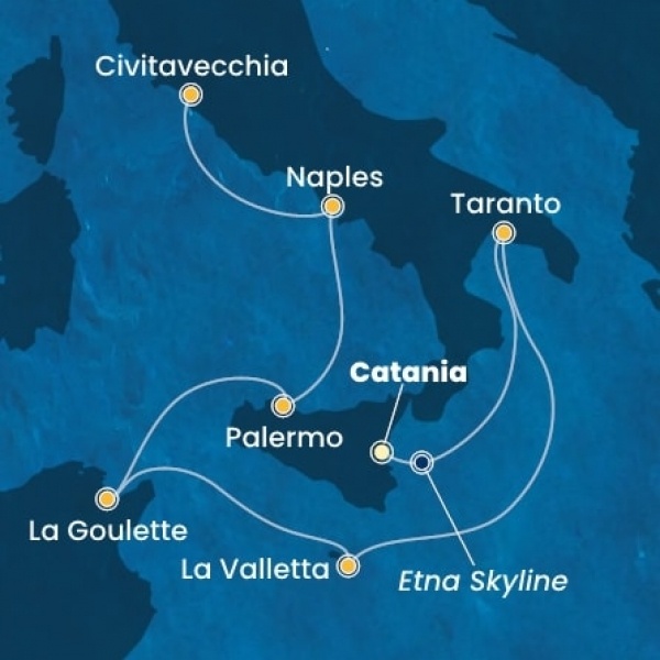 Costa Fascinosa - Olaszország, Málta