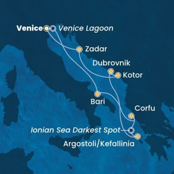 Costa Deliziosa - Olaszország, Görögország, Horvátország, Montenegro