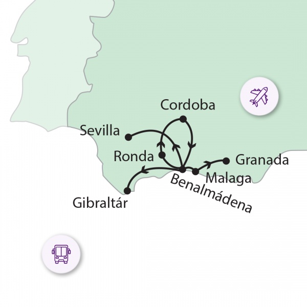 Mór emlékek Andalúziában