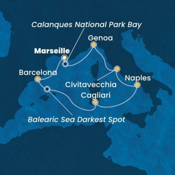 Costa Toscana - Franciaország, Spanyolország, Olaszország