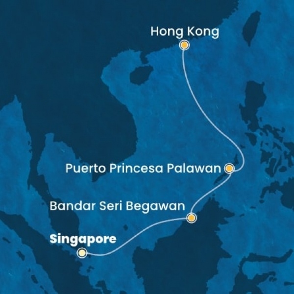 Costa Serena - Szingapúr, Fülöp-szigetek, Kína