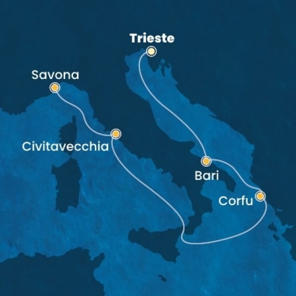 Costa Deliziosa - Olaszország, Görögország