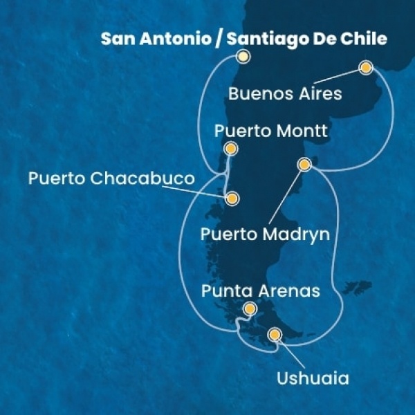 Costa Serena - Chile, Argentína