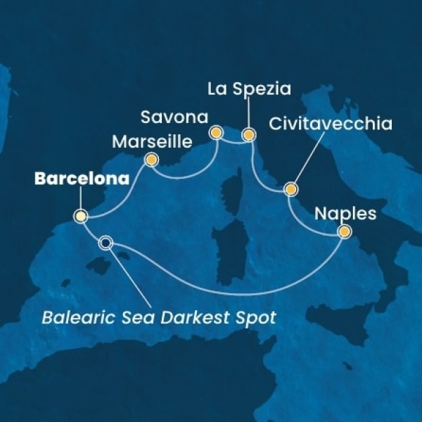 Costa Toscana - Spanyolország, Olaszország, Franciaország