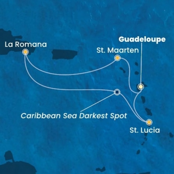 Costa Fascinosa - Holland Antillák (ABC-szigetek), Dominikai Köztársaság