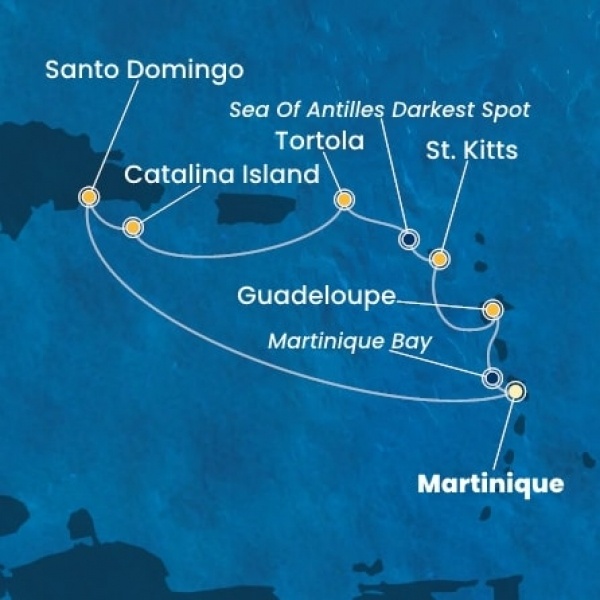 Costa Favolosa - Holland Antillák (ABC-szigetek), Virgin szigetek, Dominikai Köztársaság
