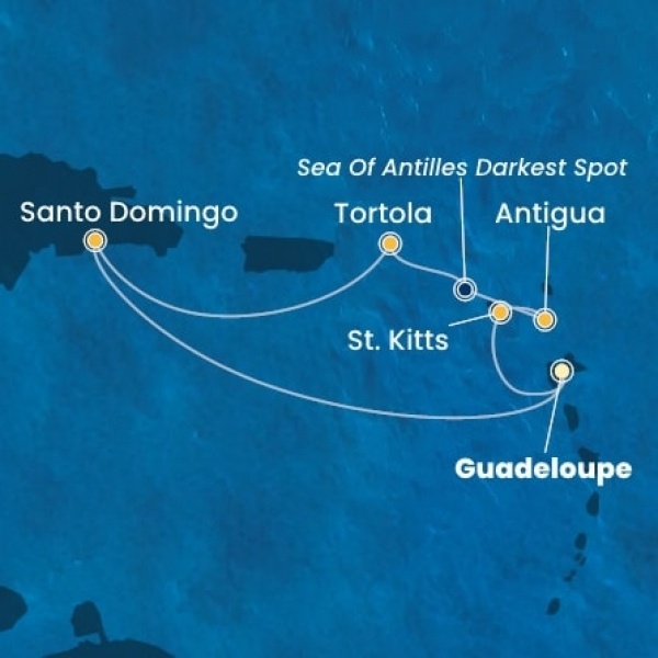 Costa Favolosa - Holland Antillák (ABC-szigetek), Virgin szigetek