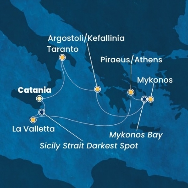 Costa Fascinosa - Olaszország, Görögország, Málta