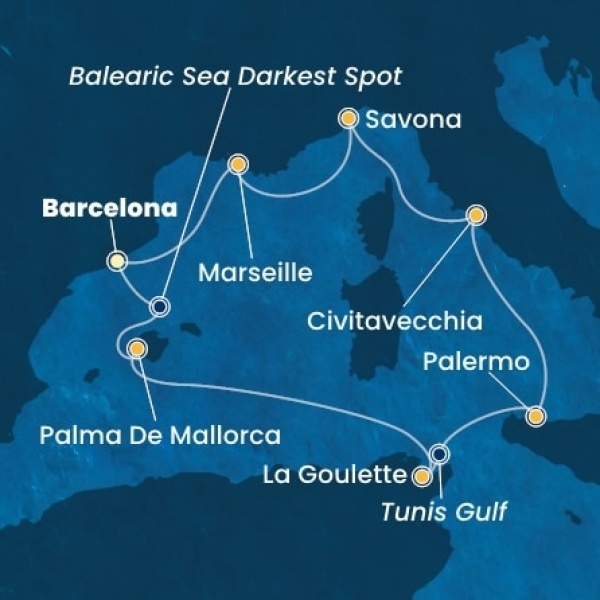 Costa Toscana - Spanyolország, Baleár-szigetek, Tunézia, Olaszország, Franciaország