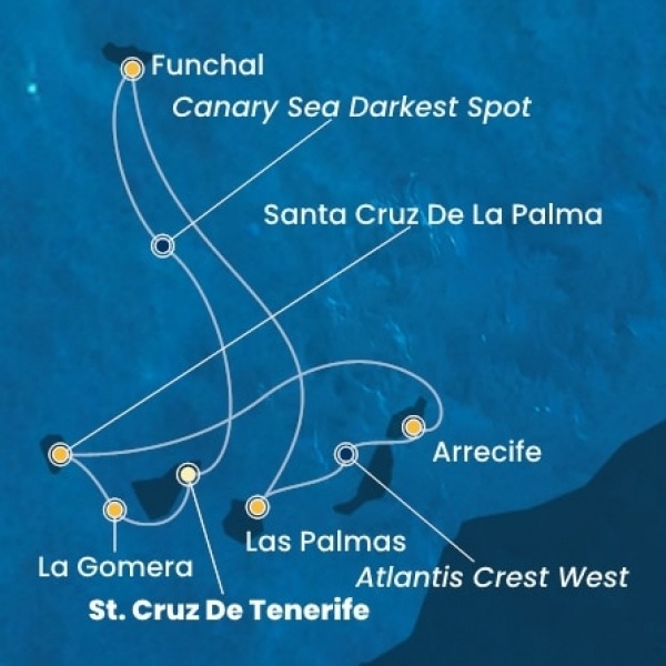 Costa Pacifica - Kanári-szigetek, Spanyolország, Madeira