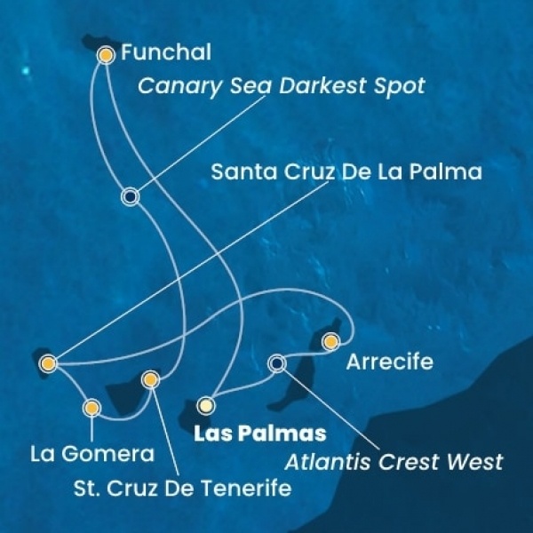 Costa Pacifica - Kanári-szigetek, Madeira, Spanyolország