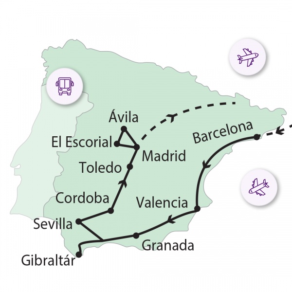 Nagy spanyol körutazás