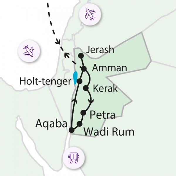 Petrától a Holt-tengerig - Körutazás Jordánia