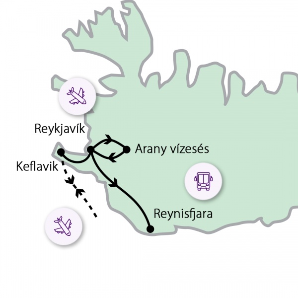 Sarki fény Izlandon