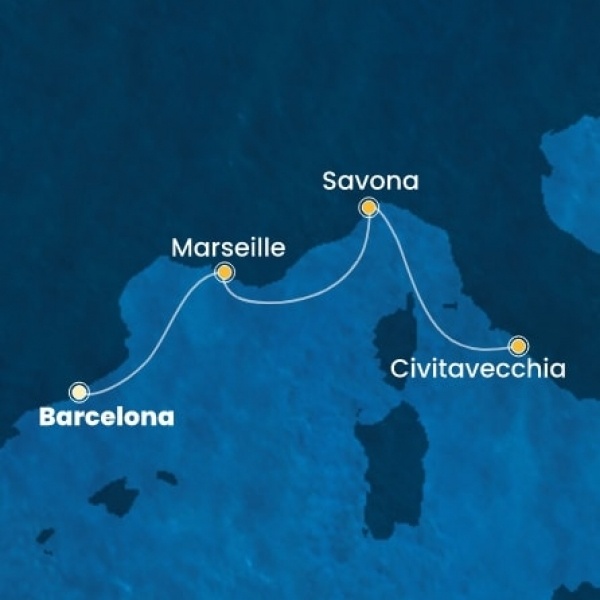 Costa Fascinosa - Spanyolország, Franciaország, Olaszország