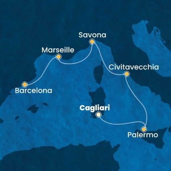 Costa Smeralda - Olaszország, Franciaország, Spanyolország