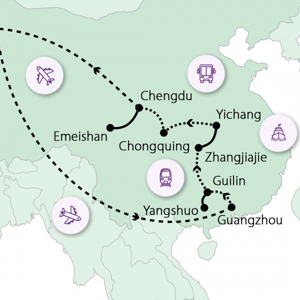 Dél-Kína természeti és kulturális kincsei