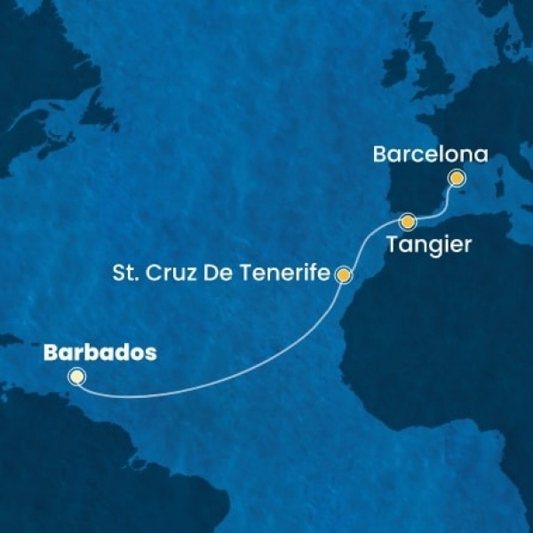Costa Fascinosa - Holland Antillák (ABC-szigetek), Kanári-szigetek, Marokkó, Spanyolország
