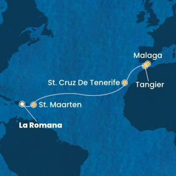 Costa Fascinosa - Dominikai Köztársaság, Holland Antillák (ABC-szigetek), Kanári-szigetek, Marokkó, Spanyolország