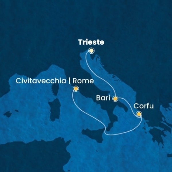 Costa Deliziosa - Olaszország, Görögország