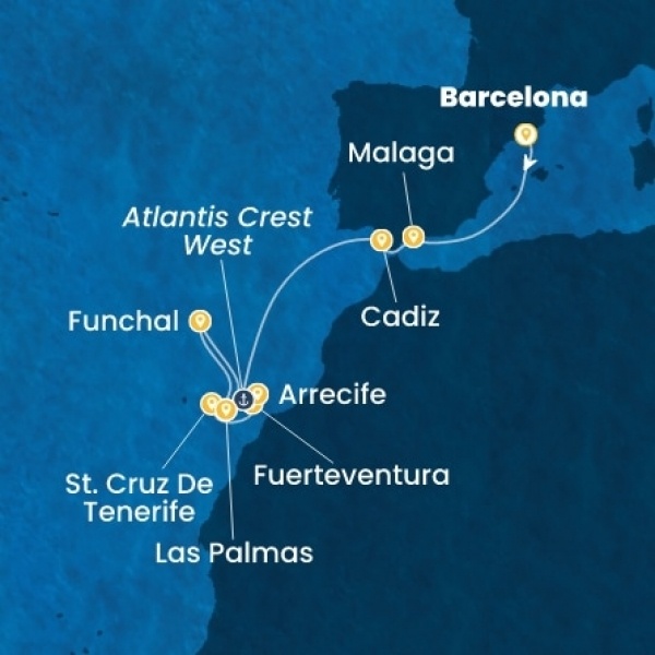 Costa Smeralda - Spanyolország, Kanári-szigetek, Madeira