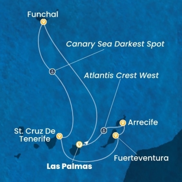 Costa Smeralda - Kanári-szigetek, Madeira, Spanyolország