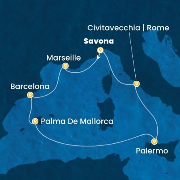 Costa Toscana - Olaszország, Franciaország, Spanyolország, Baleár-szigetek