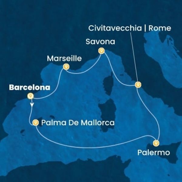 Costa Toscana - Spanyolország, Baleár-szigetek, Olaszország, Franciaország