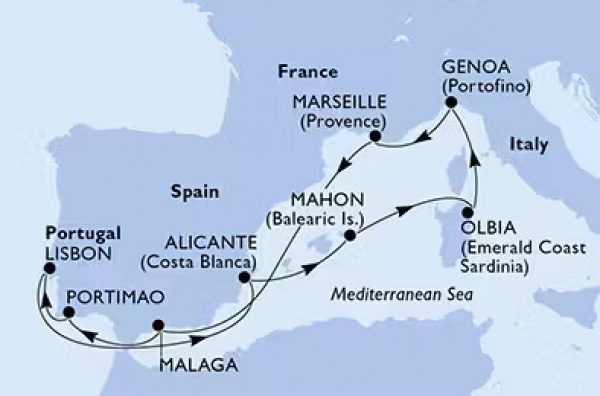 HELLÓ PORTUGÁLIA! - MSC Sinfonia csoportos hajóút magyar idegenvezetővel