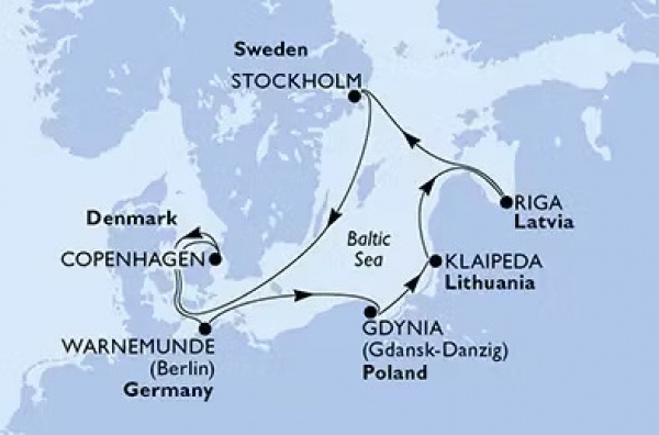 HELLÓ BALTIKUM! - MSC Magnifica csoportos hajóút magyar idegenvezetővel