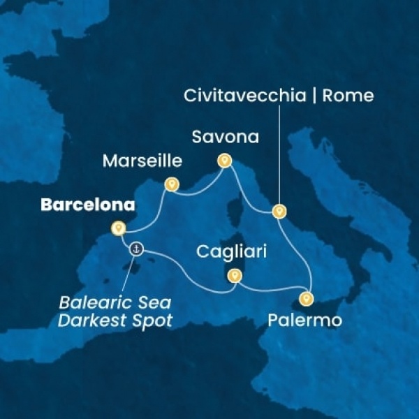 Costa Smeralda - Spanyolország, Olaszország, Franciaország