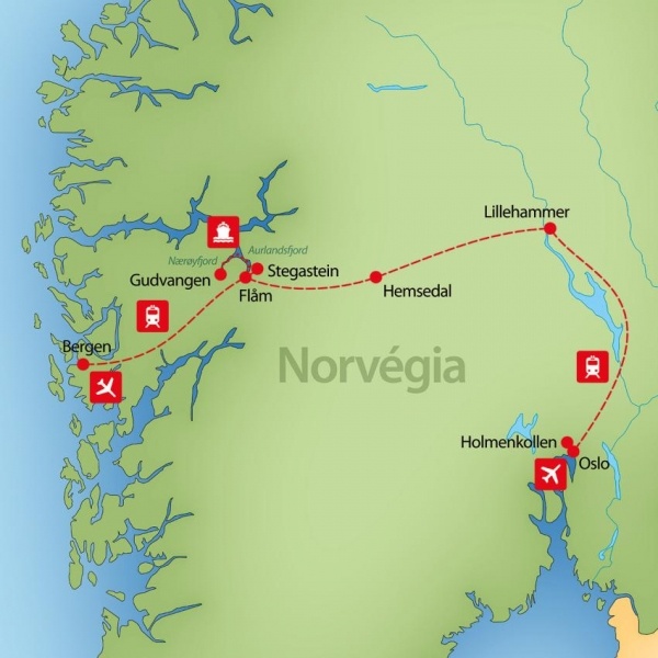 Norvégia körutazás