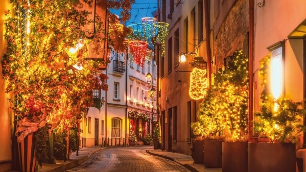 Vilnius karácsonyi varázsa városlátogatás