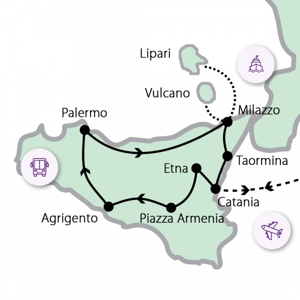 A rejtélyes Szicília és a Lipari-szigetek