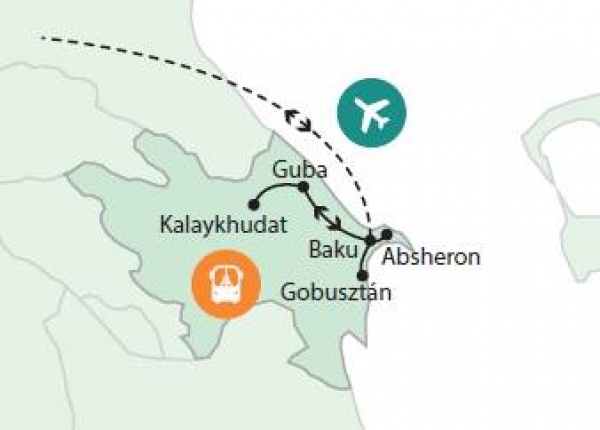 Baku és a Kaukázus, kulturális időutazás