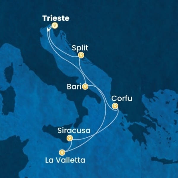 Costa Deliziosa - Olaszország, Görögország, Málta, Horvátország