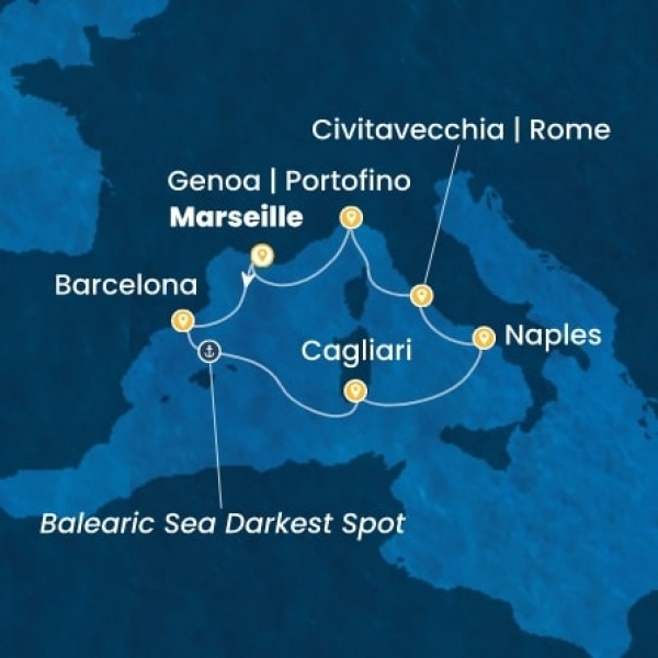 Costa Toscana - Franciaország, Spanyolország, Olaszország