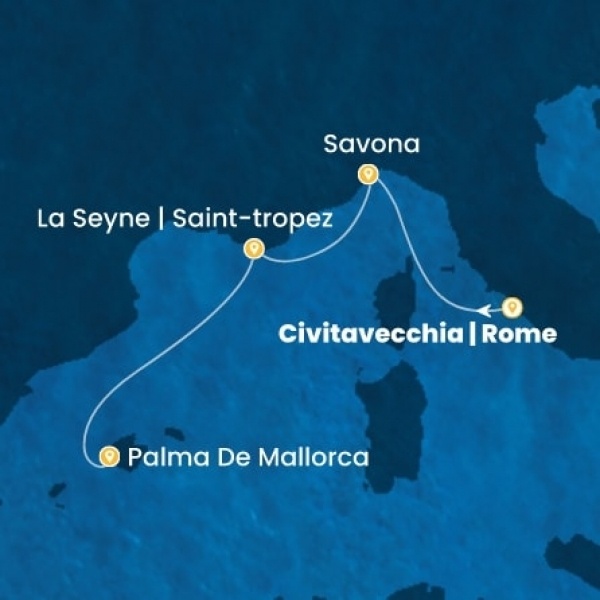 Costa Pacifica - Olaszország, Franciaország, Baleár-szigetek