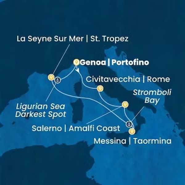 MEDITERRÁN PANORÁMÁK - Costa Fascinosa csoportos hajóút magyar idegenvezetővel