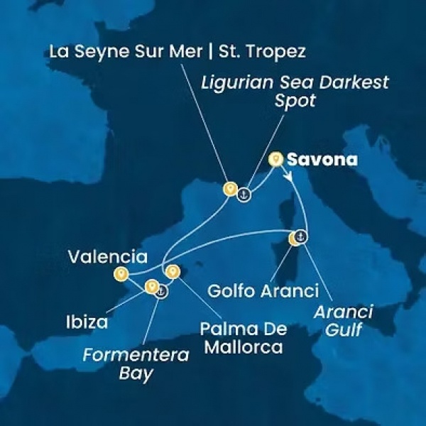 MEDITERRÁN NYÁR - Costa Fascinosa csoportos hajóút magyar idegenvezetővel
