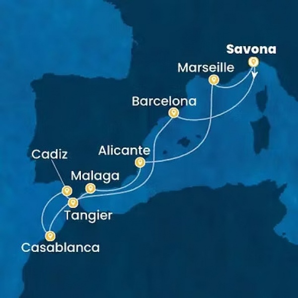 HELLÓ MAROKKÓ! - Costa Diadema csoportos hajóút magyar idegenvezetővel