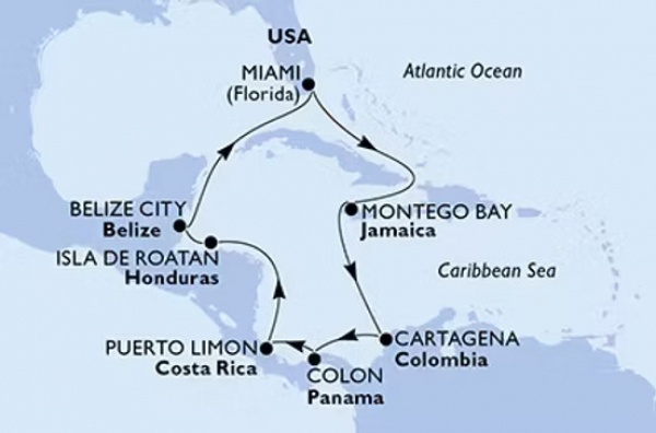 HELLÓ PANAMA! - MSC Poesia csoportos hajóút magyar idegenvezetővel