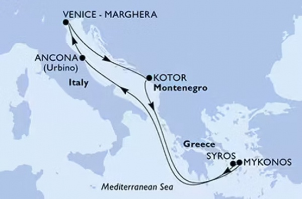 HELLÓ GÖRÖGORSZÁG! - MSC Lirica csoportos hajóút magyar idegenvezetővel